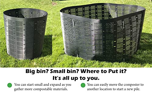 Large Capacity 500 Gallon Expandable Outdoor Compost Bin