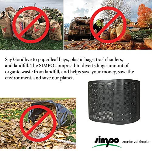 Large Capacity 500 Gallon Expandable Outdoor Compost Bin