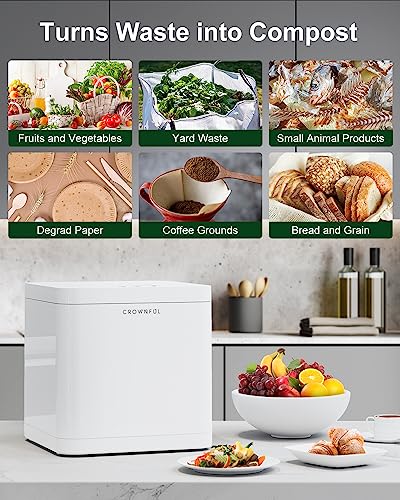 Smart Kitchen Composter, 3.3L Capacity, Electric