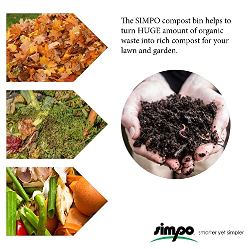 Large Capacity 500 Gallon Expandable Outdoor Compost Bin