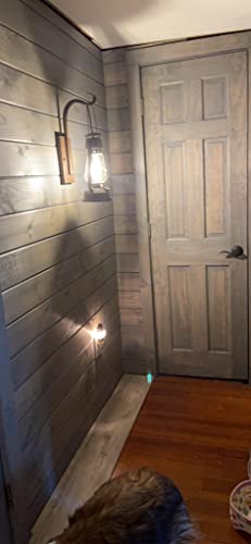 Brown Lantern Wall Sconce Set, 2 Pack