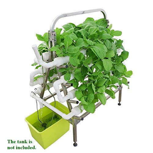Stainless Steel Hydroponic Plant Grow Kit (88 Holes)