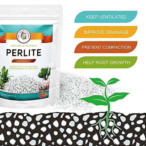 Natural Perlite for Improved Plant Growth (2 Quarts)