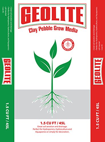 GEOLITE GMGC45L 45L Clay Pebbles, 45 Liter, Grey