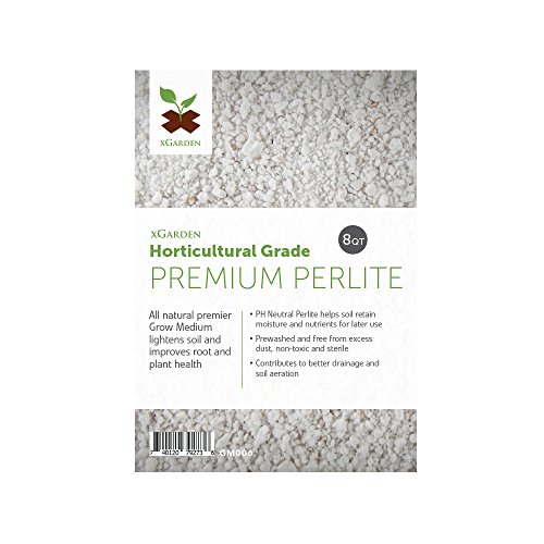 Premium Coarse Perlite for Hydroponics - 8 Quarts