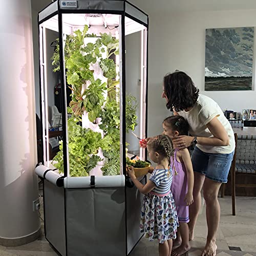 27-Plant Vertical Hydroponics Indoor System with LED Lights