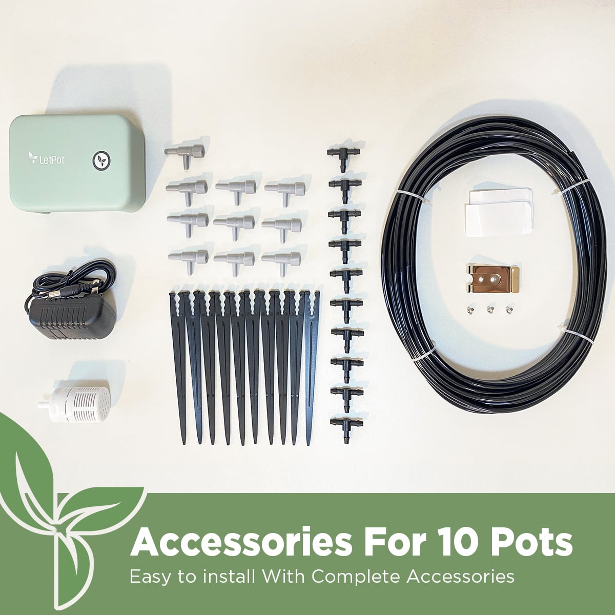Smart Hydroponic Drip Irrigation Kit with App Control