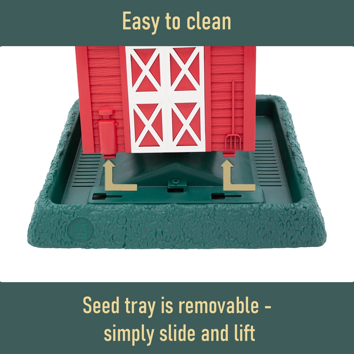 Red Barn Hopper Bird Feeder, 5 lb. Capacity