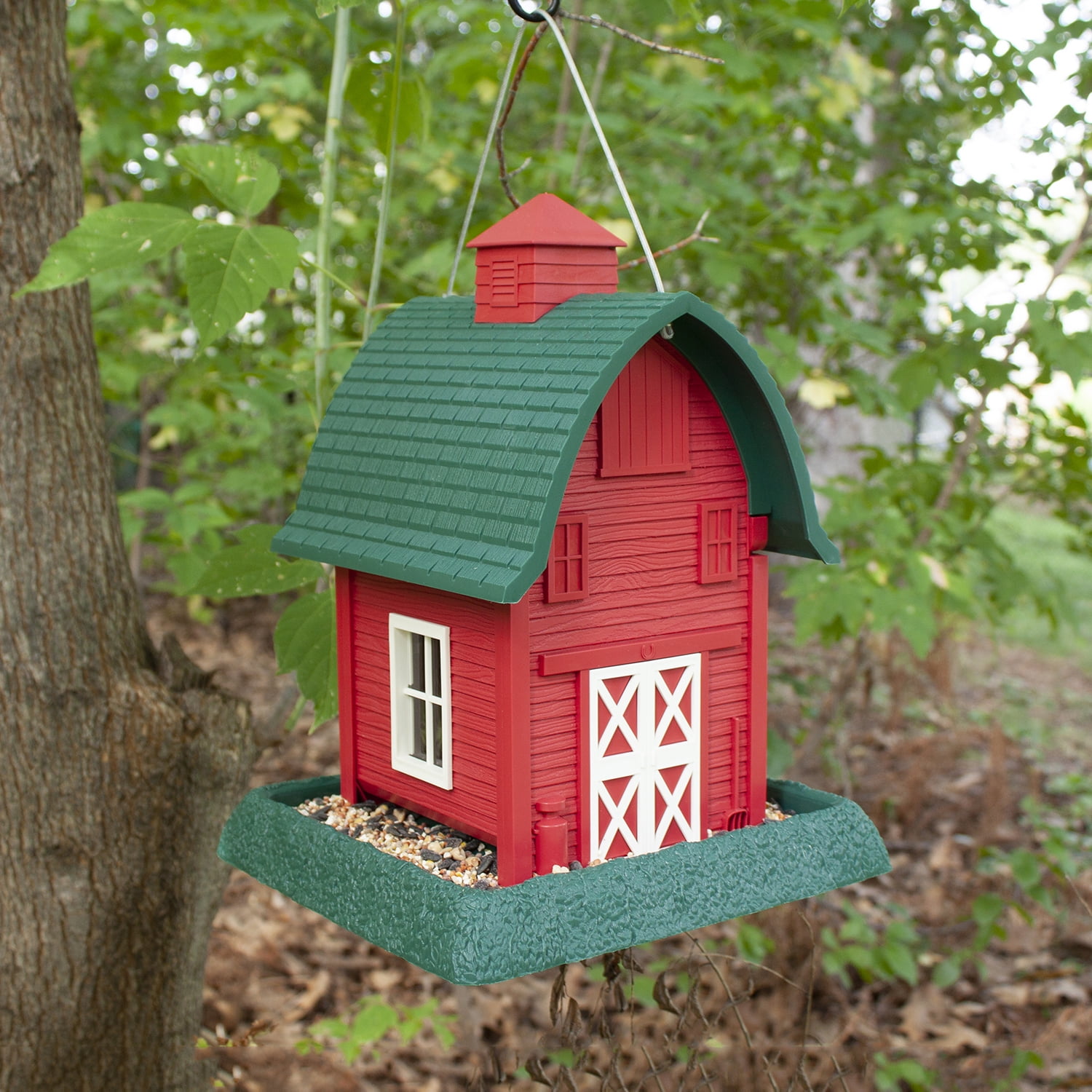 Red Barn Hopper Bird Feeder, 5 lb. Capacity