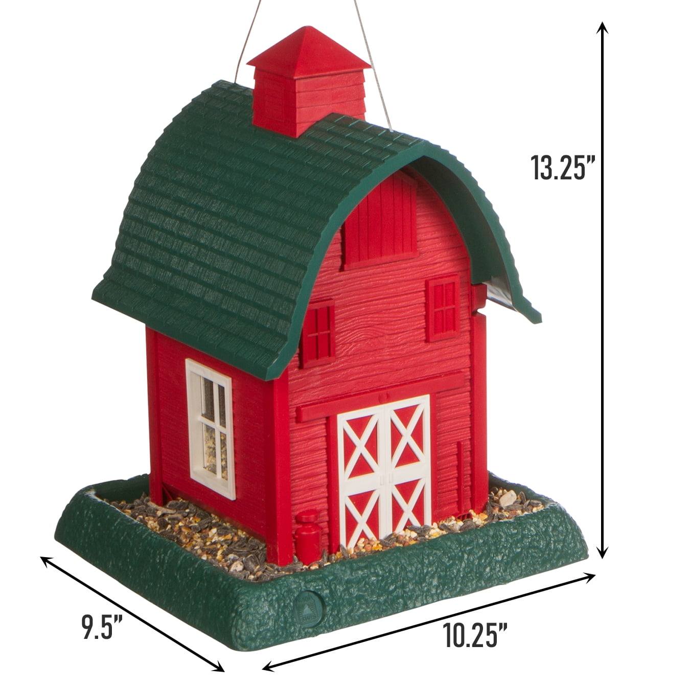Red Barn Hopper Bird Feeder, 5 lb. Capacity