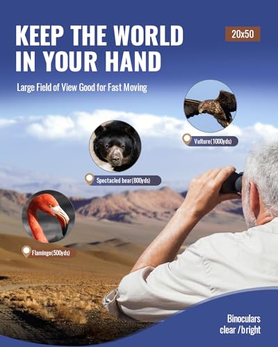 High Powered Bird Watching Binoculars for Adults