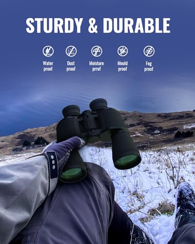 High Powered Bird Watching Binoculars for Adults