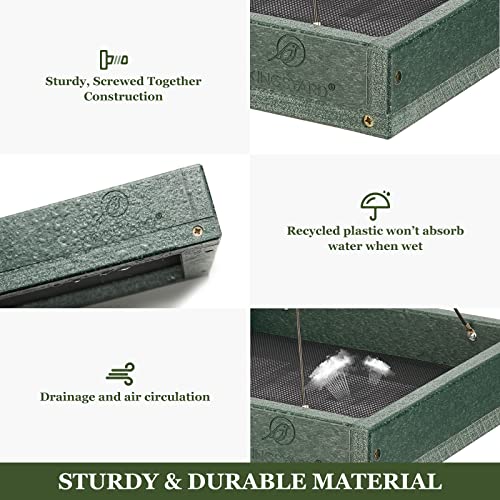 Eco-friendly Hanging Bird Feeder - Large Capacity