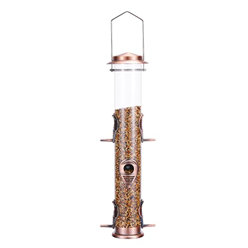 Metal Tube Bird Feeders for Outdoor Bird Watching
