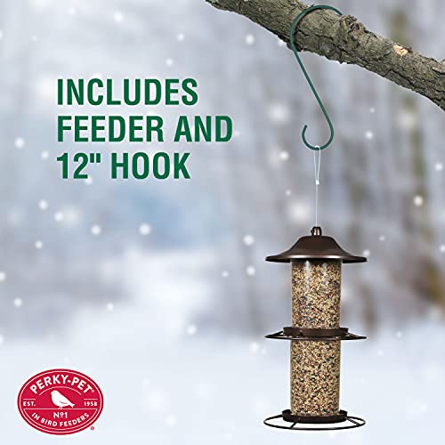 Large 2-Tier Panorama Bird Feeder with Hook