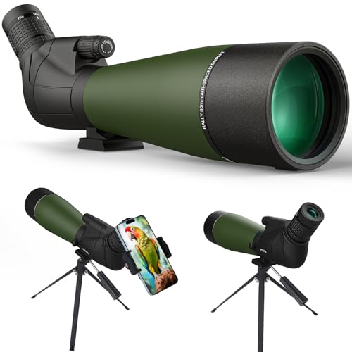 25-75X80 HD Spotter Scope with Tripod for Bird Watching