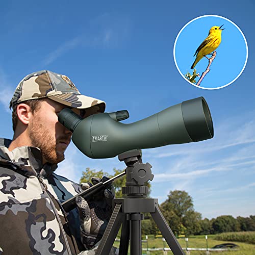 Emarth Angled Spotting Scope with Tripod for Bird Watching
