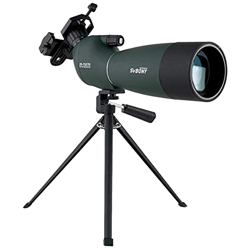 SVBONY SV28 Spotting Scope with Tripod, Phone Adapter