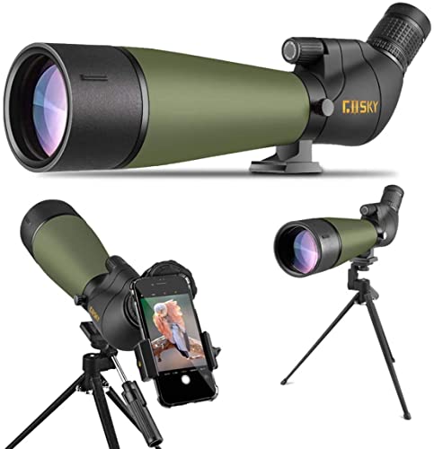 Gosky Bird Watching Spotting Scope with Tripod & Phone Holder