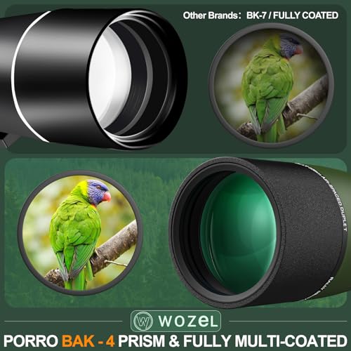 25-75X80 HD Spotter Scope with Tripod for Bird Watching