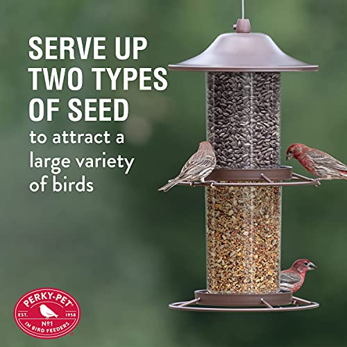 Large 2-Tier Panorama Bird Feeder with Hook