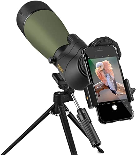 Gosky Bird Watching Spotting Scope with Tripod & Phone Holder