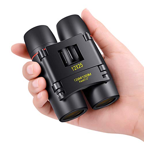 Compact 12X25 Pocket Binoculars for Bird Watching