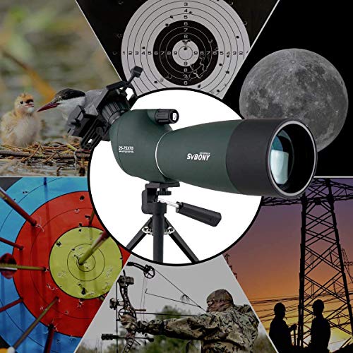 SVBONY SV28 Spotting Scope with Tripod, Phone Adapter