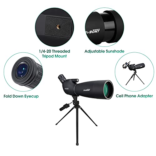SVBONY Spotting Scope Kit for Bird Watching