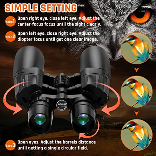 High Powered Zoom Binoculars for Bird Watchers