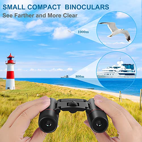 Compact Waterproof Binoculars for Bird Watching & Travel