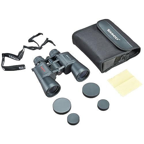 TASCO Essentials Binoculars, 10-30x50mm - Black
