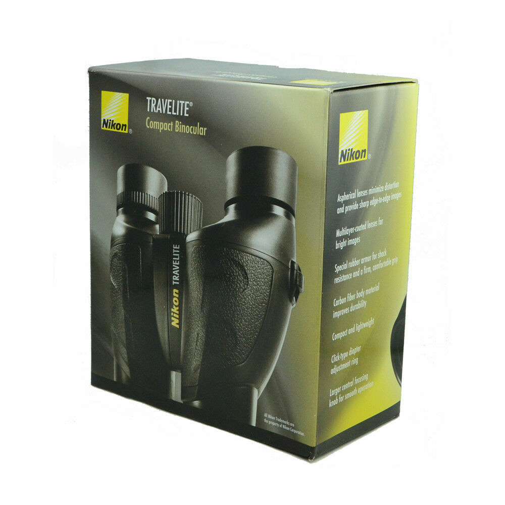 Nikon Travelite Compact Binoculars, 12x25mm