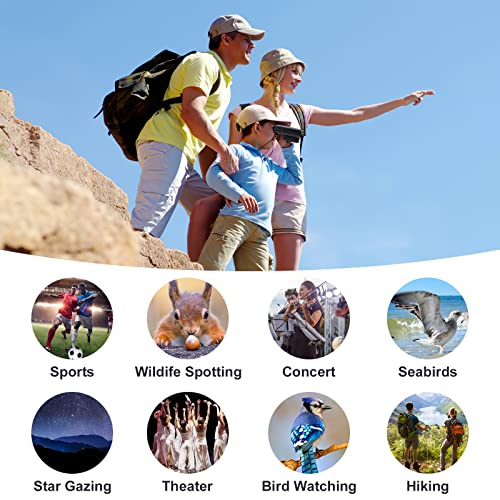 Compact Waterproof Binoculars for Bird Watching & Travel