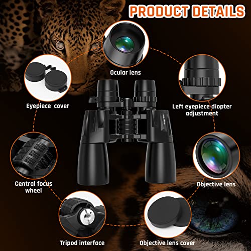 High Powered Zoom Binoculars for Bird Watchers