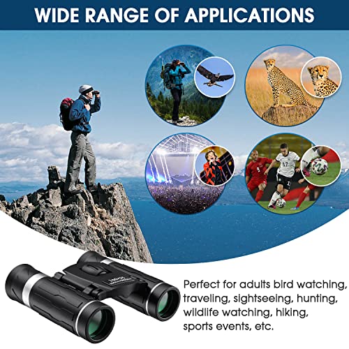 Compact Waterproof Binoculars for Bird Watching, Hunting, Concert