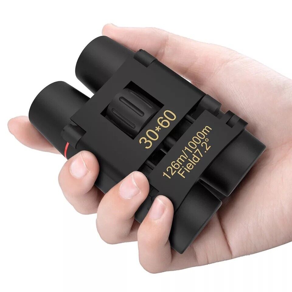 Compact Folding Bird Watching Binoculars, 30x60 Zoom
