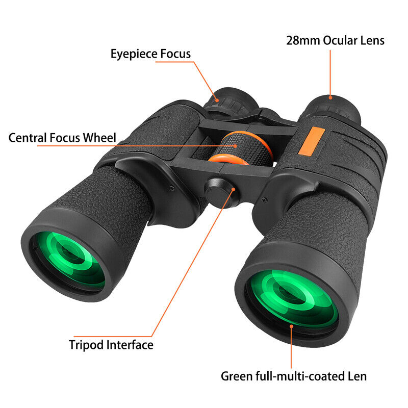 Powerful 100x180 Long Range Binoculars with Wide Eyepieces