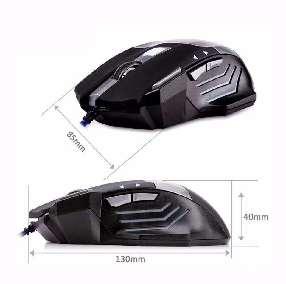 7 Button Gaming Mouse with Breathing LED