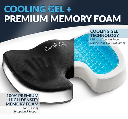 Ortho Gel Memory Foam Office Cushion