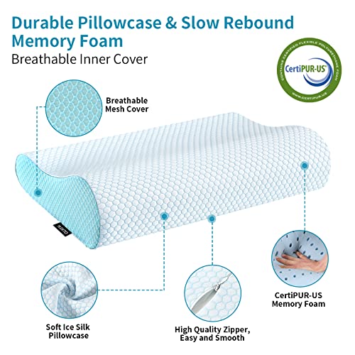 Ergonomic Memory Foam Cervical Pillow