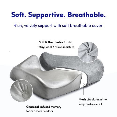 Ergonomic Pressure Relief Seat Cushion for Long Sitting