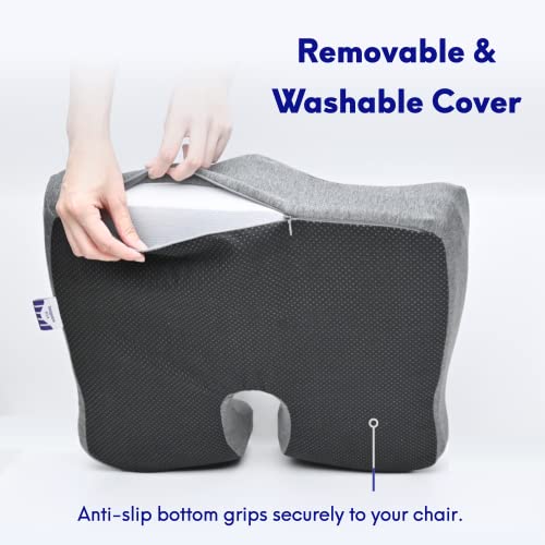 Ergonomic Pressure Relief Seat Cushion for Long Sitting