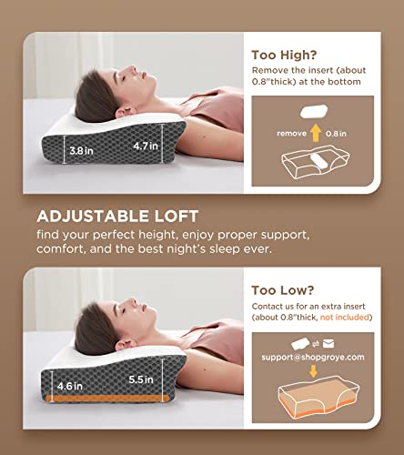 Adjustable Cooling Memory Foam Neck Pillow