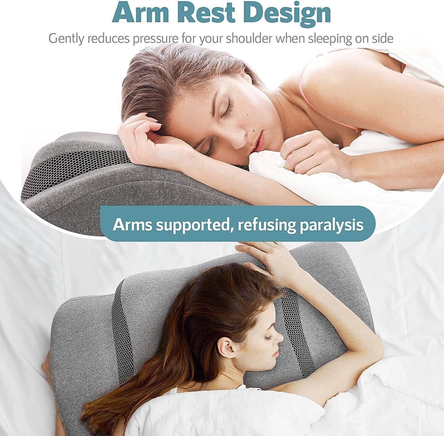 Ergonomic Orthopedic Memory Foam Neck Pillow