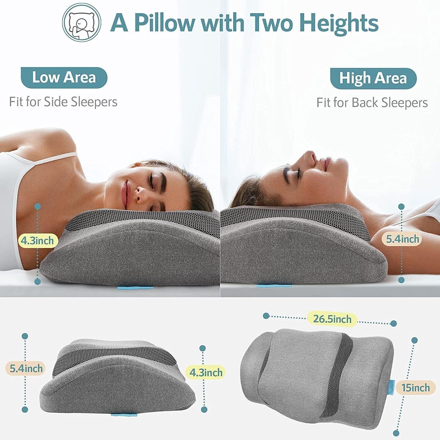 Ergonomic Orthopedic Memory Foam Neck Pillow