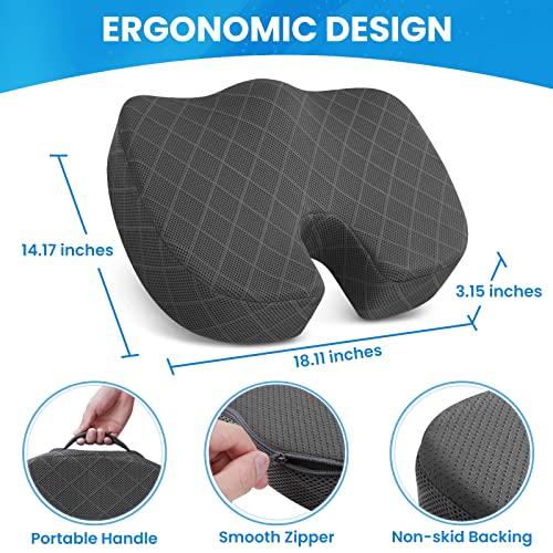 Ergonomic Memory Foam TushGuard Cushion