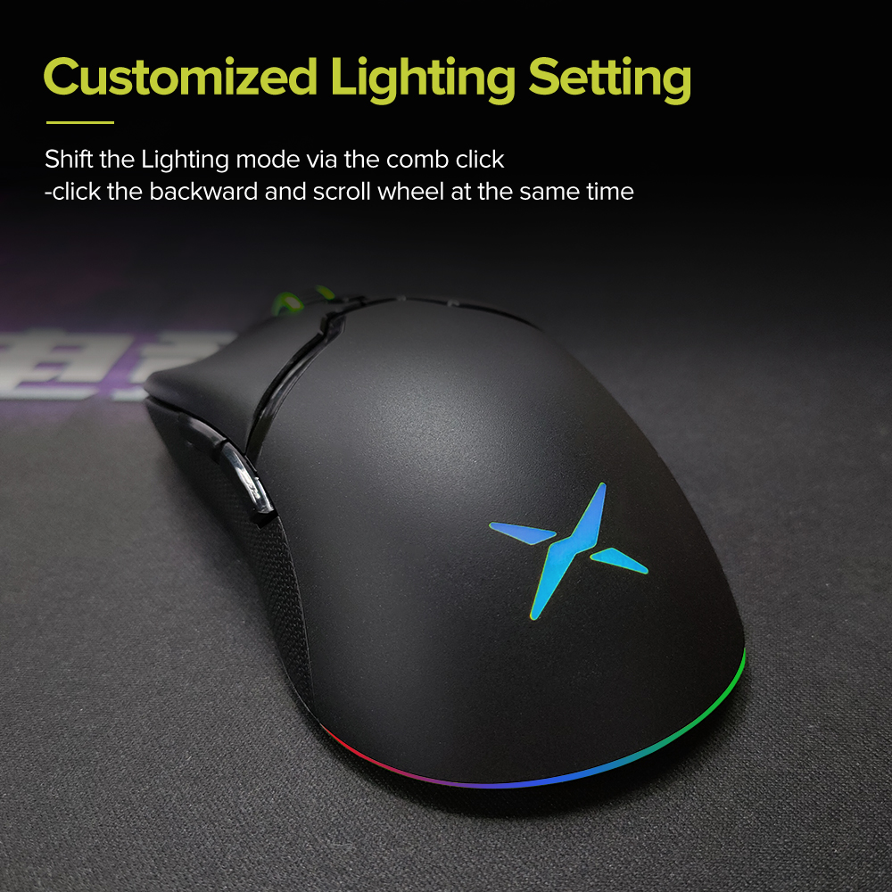 Wireless RGB Gaming Mouse with High DPI