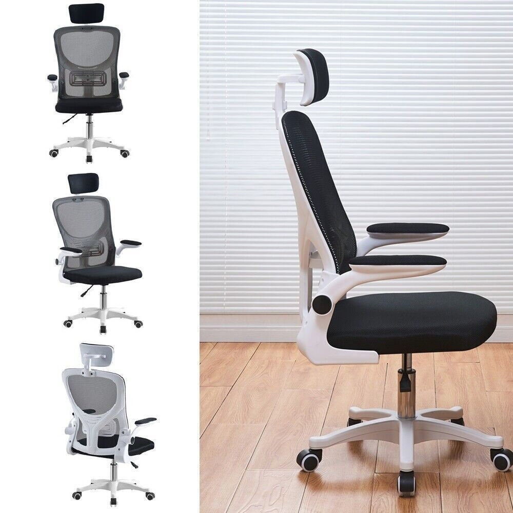 Mesh Office Chair with Head Rest - Ergonomic
