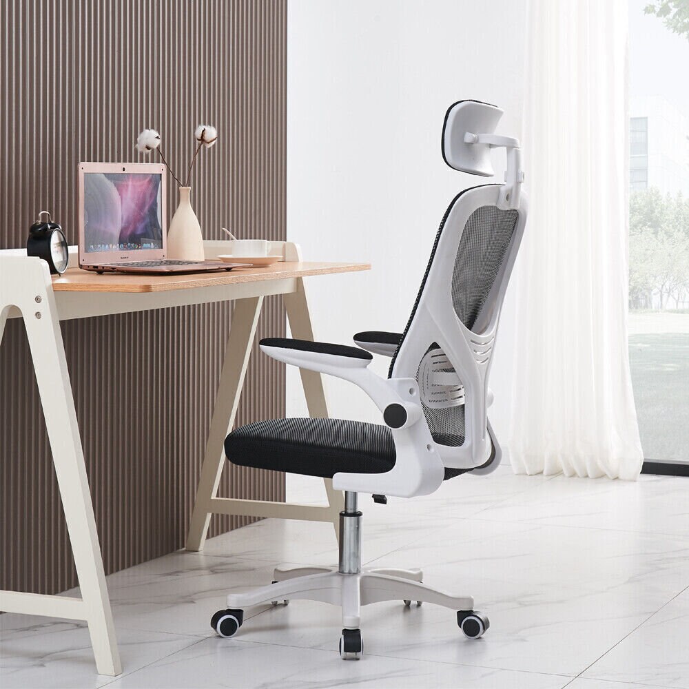 Mesh Office Chair with Head Rest - Ergonomic
